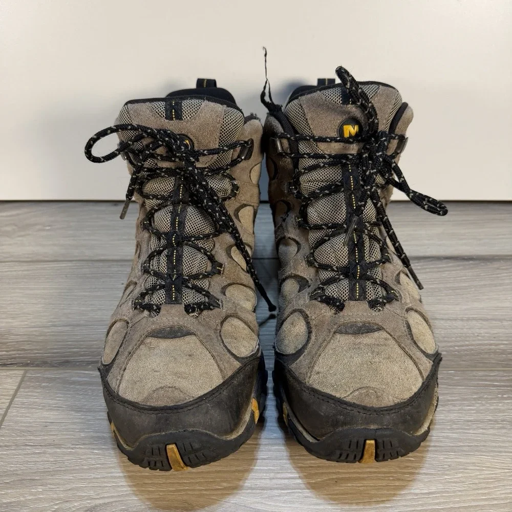 Merrell Hilltop Vent Mid‎ Waterproof Brindle Hiking Boot Mens Size 10